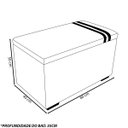 Ver imagem 7 de Recamier Puff Baú Organizador no Boucle com Cinto Preto:grafite