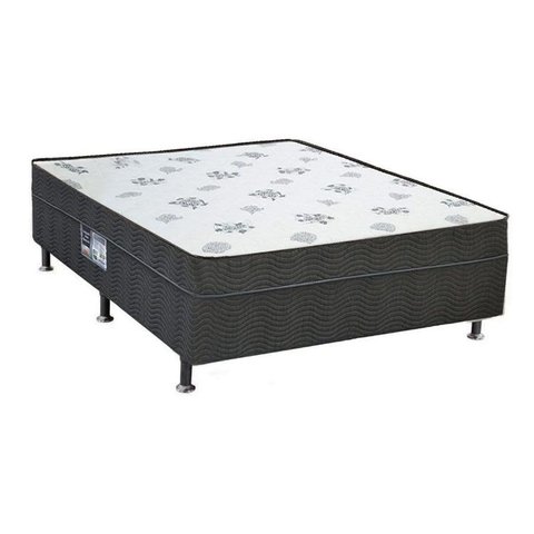Cama Box Conjugado Casal: Colchão Molas Nanolastic Union( 138x188) Ortobom