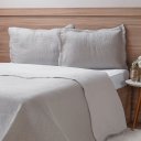 Ver imagem 2 de Kit Cobre Leito Casal Ultra Lisse Lisa New 210x230cm Jaboticaba