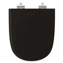 Ver imagem 1 de Assento Sanitario Poliester com Amortecedor Ezedra Preto para Vaso Ideal Standard