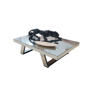 Mesa Centro de Sala Espelhada Ibiza C 80 X a 30 X L 50 Cm