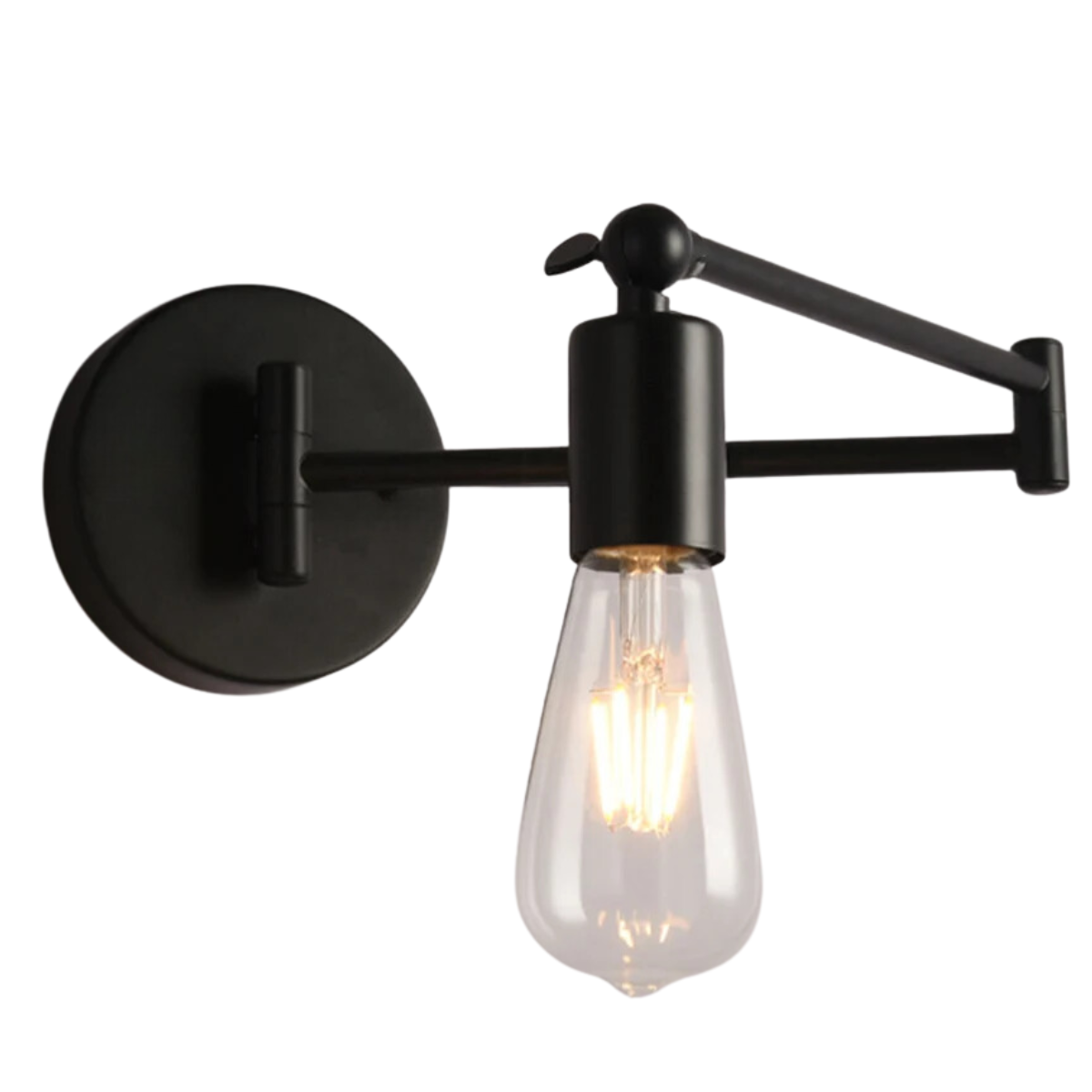 Ver imagem 1 de Luminária Parede Arandela Articulada 45cm Gimpo Kjbd-597:preto