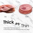 Ver imagem 7 de Elite Gourmet Emt-625b Fatiadora Elétrica de Carne 7.5” Preto