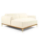 Ver imagem 1 de Sofá com Chaise Lado Esquerdo 230cm Cocie Bouclé Off White - Sallar Home
