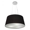 Ver imagem 5 de Lustre Pendente Cone Md-4048 Cúpula em Tecido 21/50x40cm Preto - Bivolt