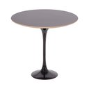 Ver imagem 1 de Mesa Saarinen Lateral Fórmica Preta 51cm - Base Preta
