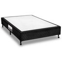 Ver imagem 1 de Cama Box Simples Castor Casal Poli Preto 138x188x27cm