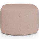Ver imagem 5 de Puff Decorativo Orgânico para Living Quarto 70cm Doha W01 Linho Rosê - Lyam Decor