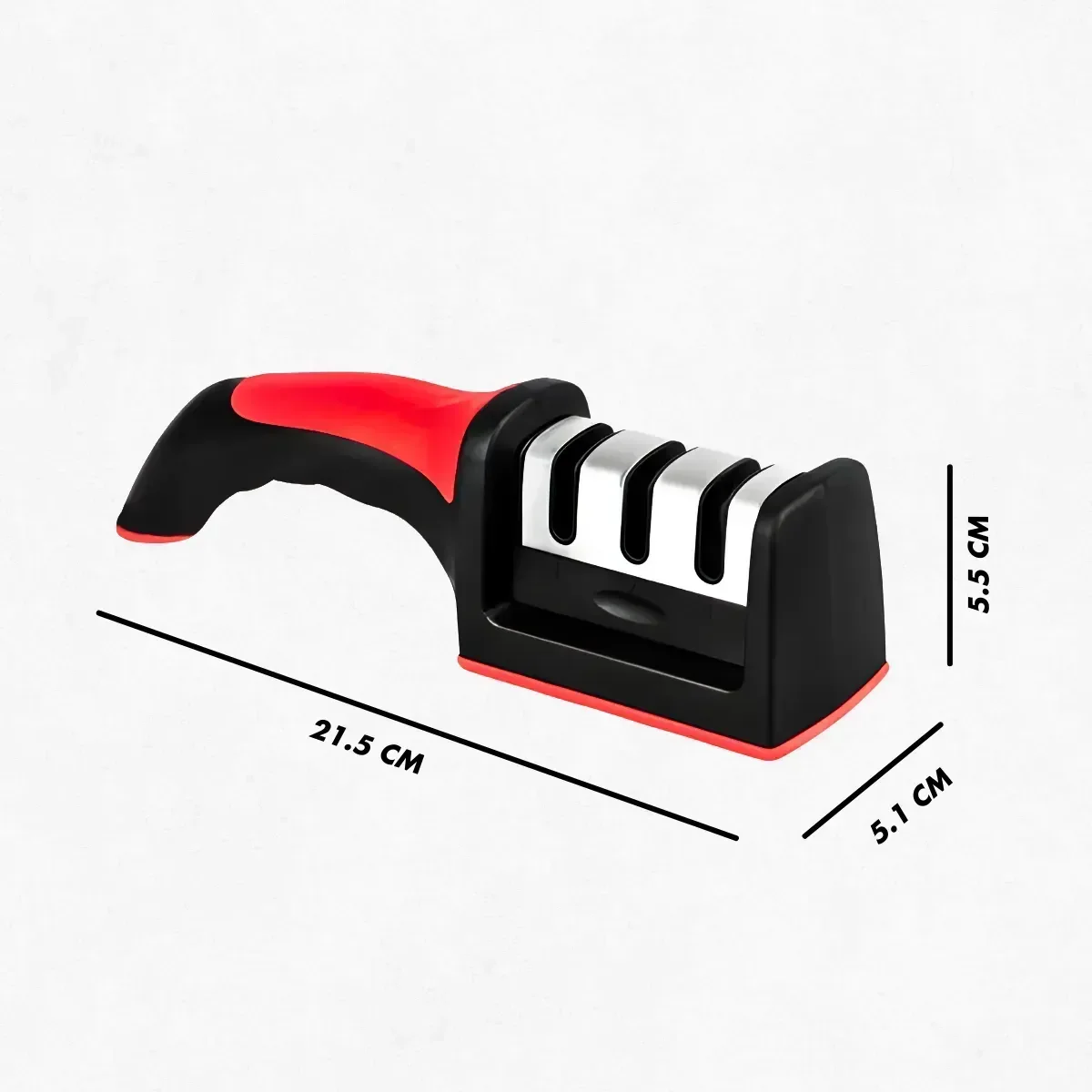 Afiador Amolador de Facas 3 Opções de Afiar Profissional - 5