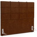 Ver imagem 1 de Cabeceira Cama Box Queen 160 cm Roma W01 Couríssimo Marrom - Lyam Lyam Decor