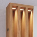 Ver imagem 6 de Home Theater 2 Portas Basculantes com Led Humaitá - Off White Matte / Freijó