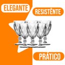 Ver imagem 4 de Jogo de Taças 6 Vinhos Diamante Lívon