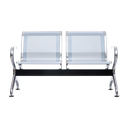 Ver imagem 2 de Cadeira Longarina Aeroporto Cromada 2 Lugares - Sala de espera