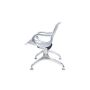 Ver imagem 3 de Cadeira Longarina Aeroporto Cromada 2 Lugares - Sala de espera