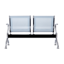 Ver imagem 4 de Cadeira Longarina Aeroporto Cromada 2 Lugares - Sala de espera