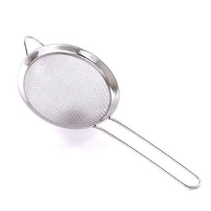 Peneira em Aço Inox Original Line 10cm - Prática, Durável e Versátil para Cozinha - Panami