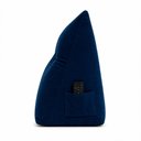 Ver imagem 5 de Almofada Decorativa Cabeceira Bella Encosto Apoio de Lombar 160cm Queen Suede Azul Marinho - Monari