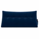 Ver imagem 4 de Almofada Decorativa Cabeceira Bella Encosto Apoio de Lombar 160cm Queen Suede Azul Marinho - Monari