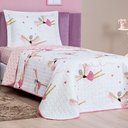 Ver imagem 4 de Enxoval Kit Colcha + Jogo de Cama Lençol Bouti Solteiro Infantil Kids 4 Peças 100% Poliéster -