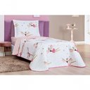 Ver imagem 2 de Enxoval Kit Colcha + Jogo de Cama Lençol Bouti Solteiro Infantil Kids 4 Peças 100% Poliéster -