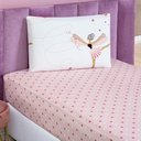 Ver imagem 6 de Enxoval Kit Colcha + Jogo de Cama Lençol Bouti Solteiro Infantil Kids 4 Peças 100% Poliéster -