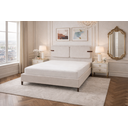 Ver imagem 1 de Cama Queen 160cm Estofada Luxo Direto do Fabricante Versala Bege Linho