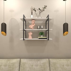 Prateleira Industrial livros prateleira de ferro e madeira estante de parede estante de parede