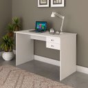 Ver mais imagens de Mesa para Escritório Escrivaninha 2 Gavetas Branco