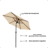 Ombrelone Summer - Bege Escuro - 3