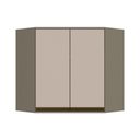 Ver imagem 1 de Armário de Cozinha Modulado Canto Oblíquo Connect C/ 2 Portas Duna/cristal - Henn