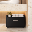 Ver imagem 1 de Armario Gabinete para Banheiro com Gaveta e Rodinhas