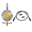 Ver imagem 1 de Kit Instalação Gás Registro Aliança 2kg e Mangueira Aço 1,0m