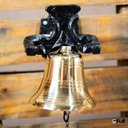 Ver imagem 5 de Sino de Bronze com Suporte para Parede/teto - 1,5 Kg