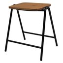 Ver imagem 1 de Banco Stak Decorativo Baixo Preto - Overseas