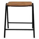 Ver imagem 5 de Banco Stak Decorativo Baixo Preto - Overseas