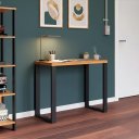 Ver imagem 1 de Mesa Escrivaninha Moderna para Escritório 90cm Móvel na Caixa