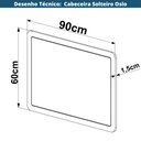 Ver imagem 5 de Cabeceira Solteiro 90cm Palhinha Oslo Artesano | Nero - Nero