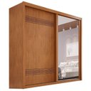 Ver imagem 2 de Guarda-Roupa Casal 2 Portas de Correr com Espelho 3 Gavetas MDF Pietro Laranja/Rubi