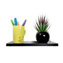 Ver imagem 7 de Kit 3 Prateleiras 100% MDF cor GRAFITTI 30x10x1,5cm + Suporte de instalação