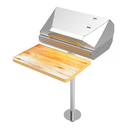 Ver imagem 2 de Cn-Retangular Assador Naútico para Barcos, Lanchas e Afins com Tabua/Mesa para Carne