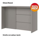 Ver imagem 6 de Bancada e Balcao Gourmet 146 Cm Ce817 Americana Cinza Calcare Henn