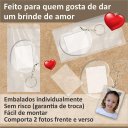 Ver imagem 4 de 150 Chaveiro Coração 3x4 Acrílico para Personalizar Revenda