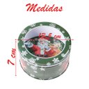 Ver imagem 2 de Lata Natalina Papai Noel Para Doces Chocolates