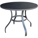 Ver imagem 1 de Mesa para Jardim com Tampo Ripado em Alumínio Preto