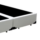 Ver imagem 2 de Base Box Casal Bipartido NK Camas Sintético Branco 40x138x188