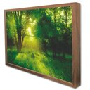 Ver imagem 4 de Quadro Decorativo Caixa Floral Natureza Tacolado Moldura Caixa 3cm Madeira sem Vidro 60 X 90cm