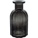 Ver imagem 1 de Vaso Garrafa Decorativo de Vidro Fumê 14x7x7cm Enfeite Sala Mesa Estante Flores