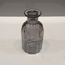 Ver imagem 7 de Vaso Garrafa Decorativo de Vidro Fumê 14x7x7cm Enfeite Sala Mesa Estante Flores