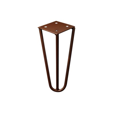 Pé de Metal 15 CM Hairpin Legs Mesas de Centro Puffs Bronze G41 Gran Belo Pés de Metal Hairpin Legs 