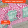 Jogo de Cama Infantil Lepper Barbie Solteiro 3 Peças Microfibra Rosa - 7
